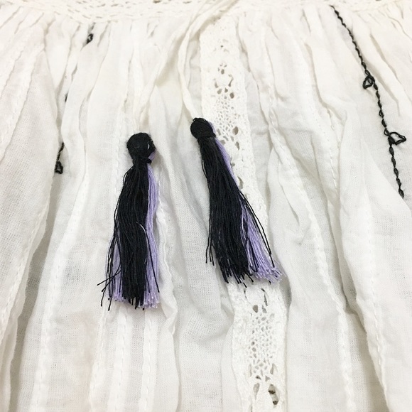 🌟HOST PICK🌟NWT RARE Vintage Free People Boho Top - Picture 5 of 11